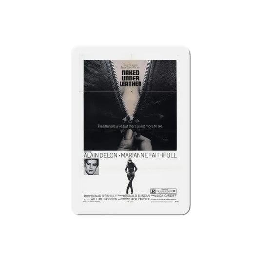 The Girl on a Motorcycle 1968 Movie Poster Refrigerator Magnet 2 Inch - The Sticker Space