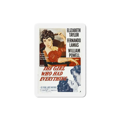 The Girl Who Had Everything 1953 Movie Poster Refrigerator Magnet 4 Inch - The Sticker Space
