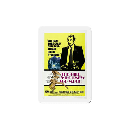 The Girl Who Knew Too Much 1969 Movie Poster Refrigerator Magnet 5 Inch - The Sticker Space