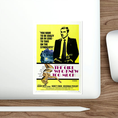 The Girl Who Knew Too Much 1969 Movie Poster STICKER Vinyl Die-Cut Decal-The Sticker Space