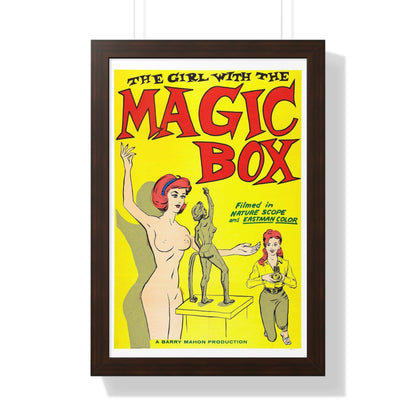 THE GIRL WITH THE MAGIC BOX 1965 - Framed Movie Poster-16″ x 24″-The Sticker Space