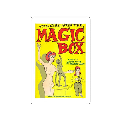 THE GIRL WITH THE MAGIC BOX 1965 Movie Poster STICKER Vinyl Die-Cut Decal 5 Inch - The Sticker Space