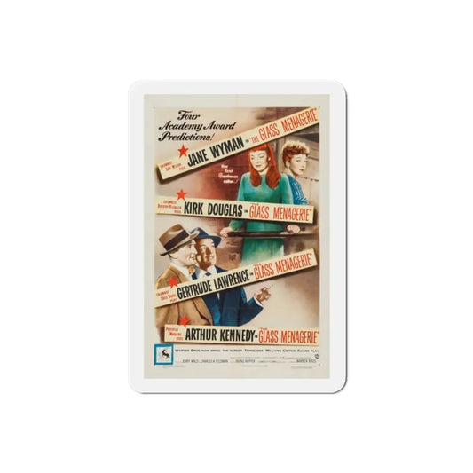 The Glass Menagerie 1950 Movie Poster Refrigerator Magnet 2 Inch - The Sticker Space