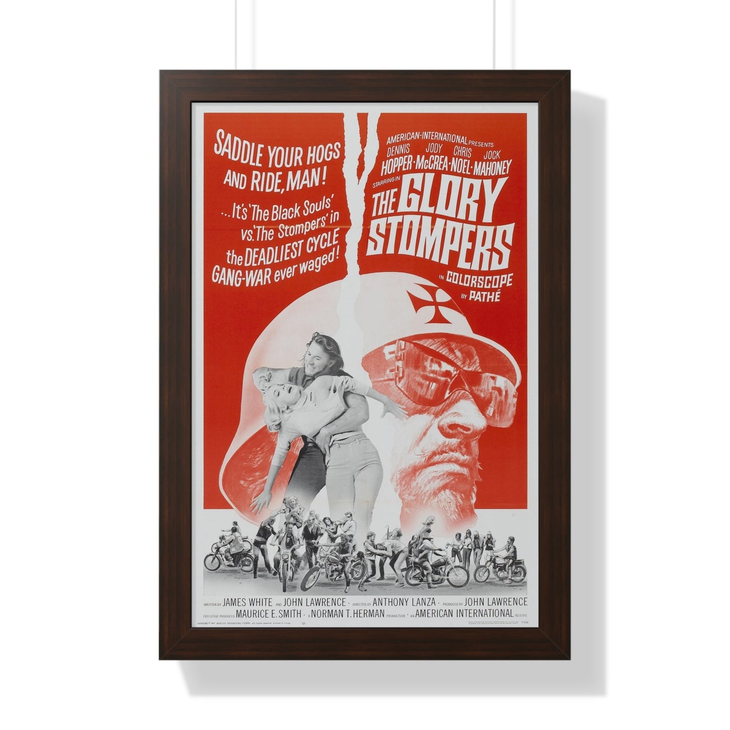 THE GLORY STOMPERS 1967 - Framed Movie Poster-16″ x 24″-The Sticker Space