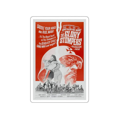THE GLORY STOMPERS 1967 Movie Poster STICKER Vinyl Die-Cut Decal 3 Inch - The Sticker Space