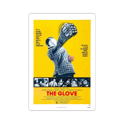 THE GLOVE 1979 Movie Poster - STICKER Vinyl Kiss-Cut Decal 2 Inch White - The Sticker Space