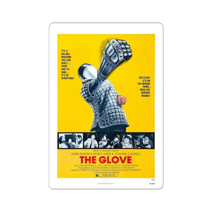 THE GLOVE 1979 Movie Poster - STICKER Vinyl Kiss-Cut Decal 6 Inch White - The Sticker Space