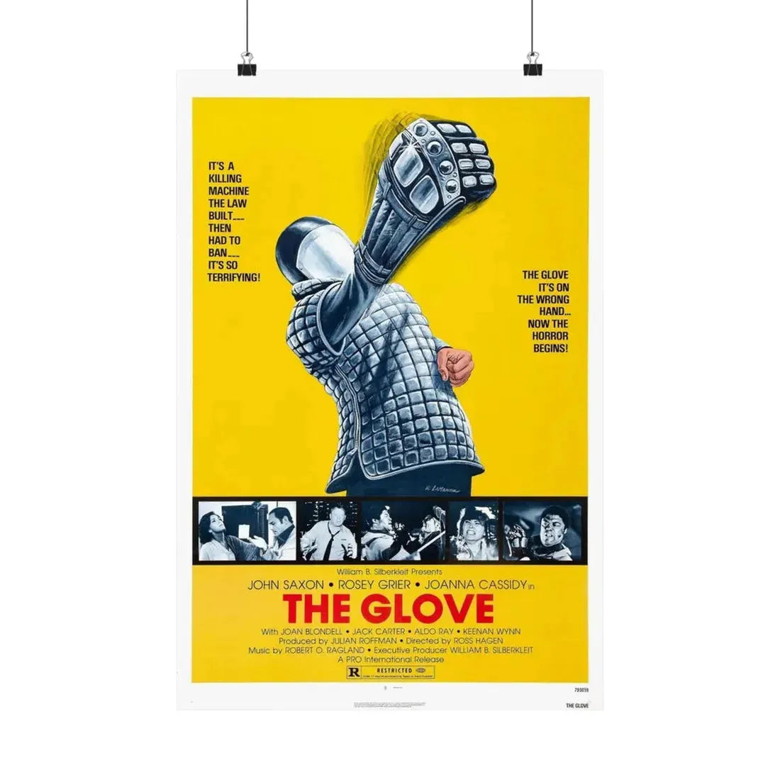 THE GLOVE 1979 - Paper Movie Poster 16″ x 24″ Matte - The Sticker Space