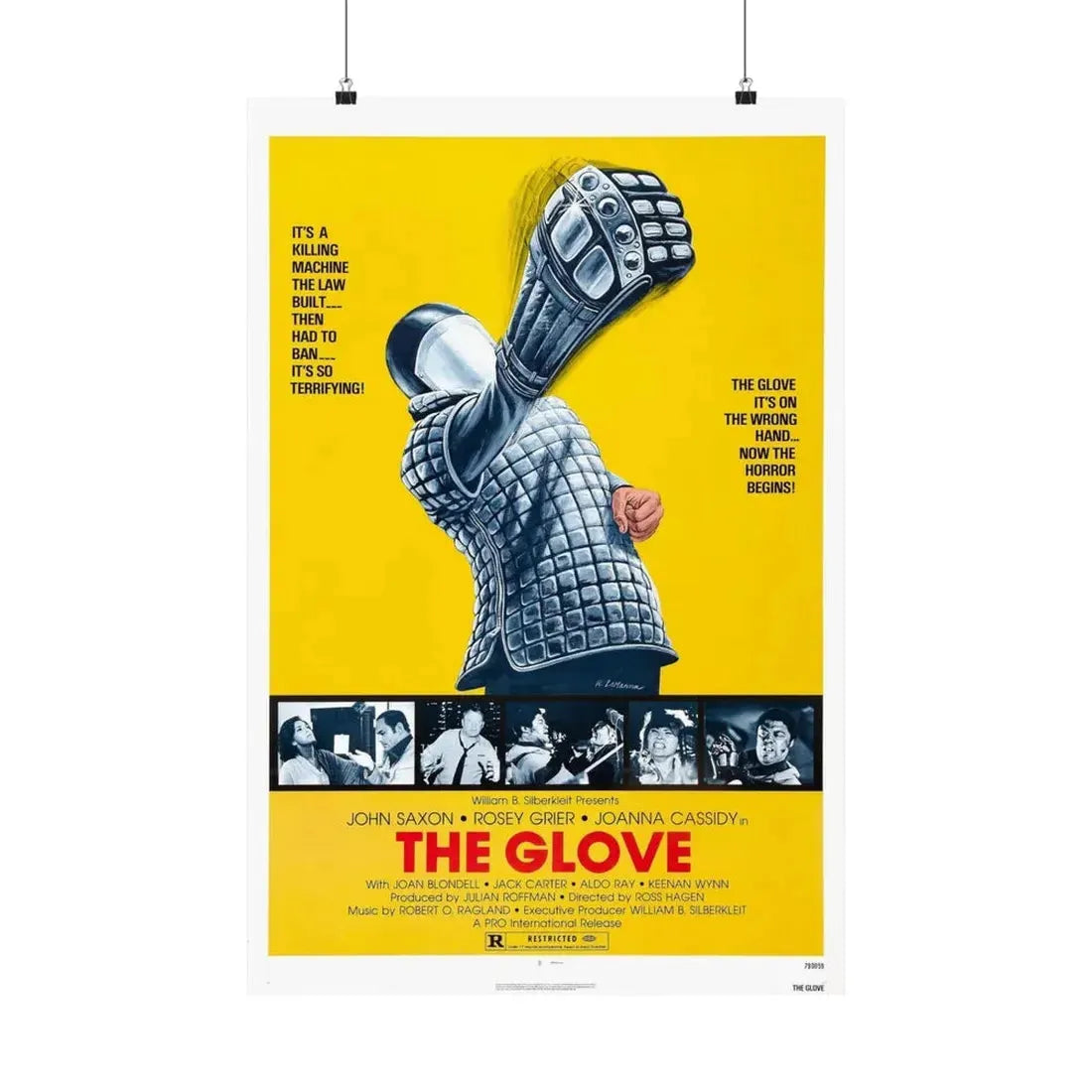 THE GLOVE 1979 - Paper Movie Poster 20″ x 30″ Matte - The Sticker Space