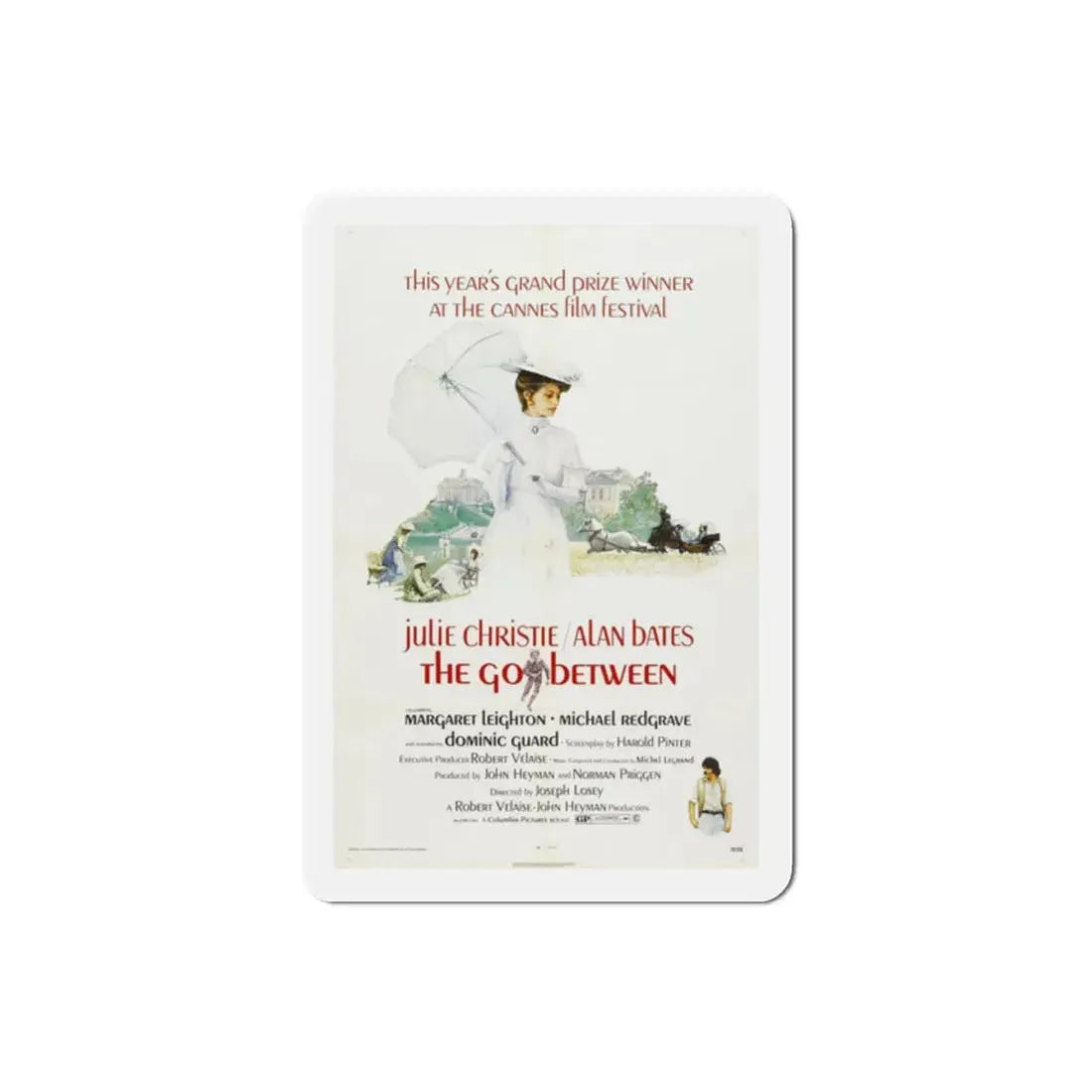 The Go Between 1971 Movie Poster Refrigerator Magnet 2 Inch - The Sticker Space