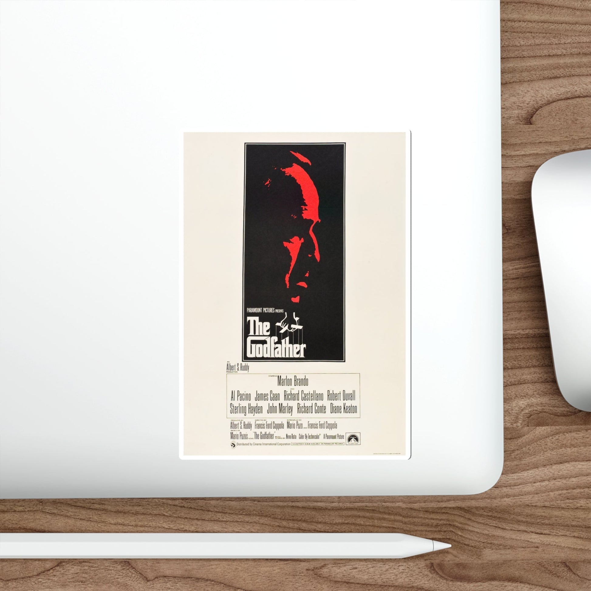 The Godfather 1972 Movie Poster STICKER Vinyl Die-Cut Decal-The Sticker Space