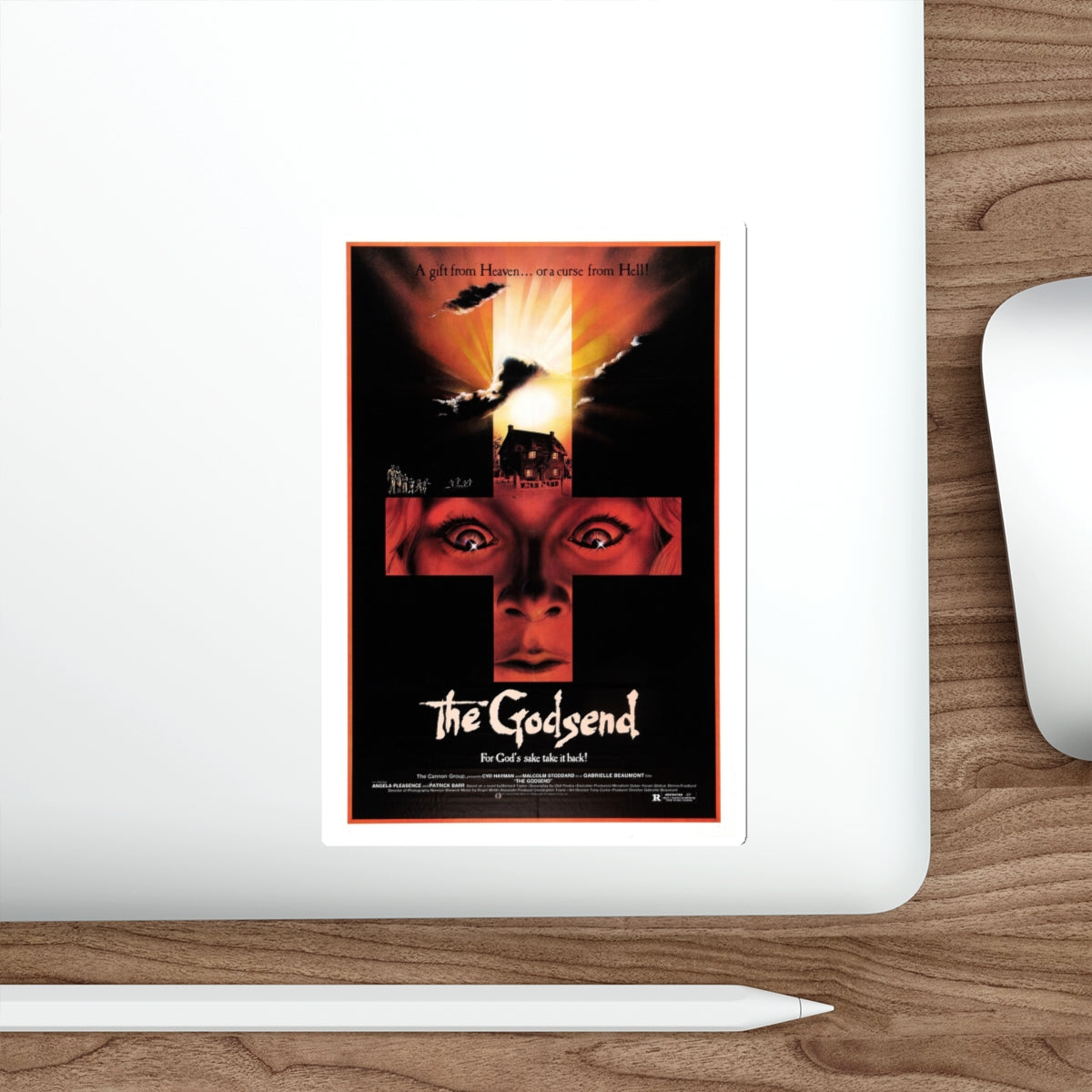 THE GODSEND 1980 Movie Poster STICKER Vinyl Die-Cut Decal-The Sticker Space
