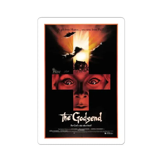 THE GODSEND 1980 Movie Poster - STICKER Vinyl Kiss-Cut Decal 2 Inch White - The Sticker Space