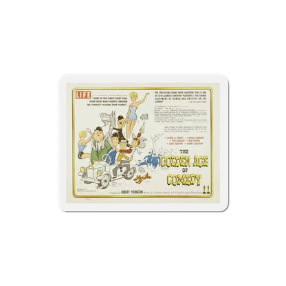 The Golden Age of Comedy 1957 Movie Poster Refrigerator Magnet 5 Inch - The Sticker Space