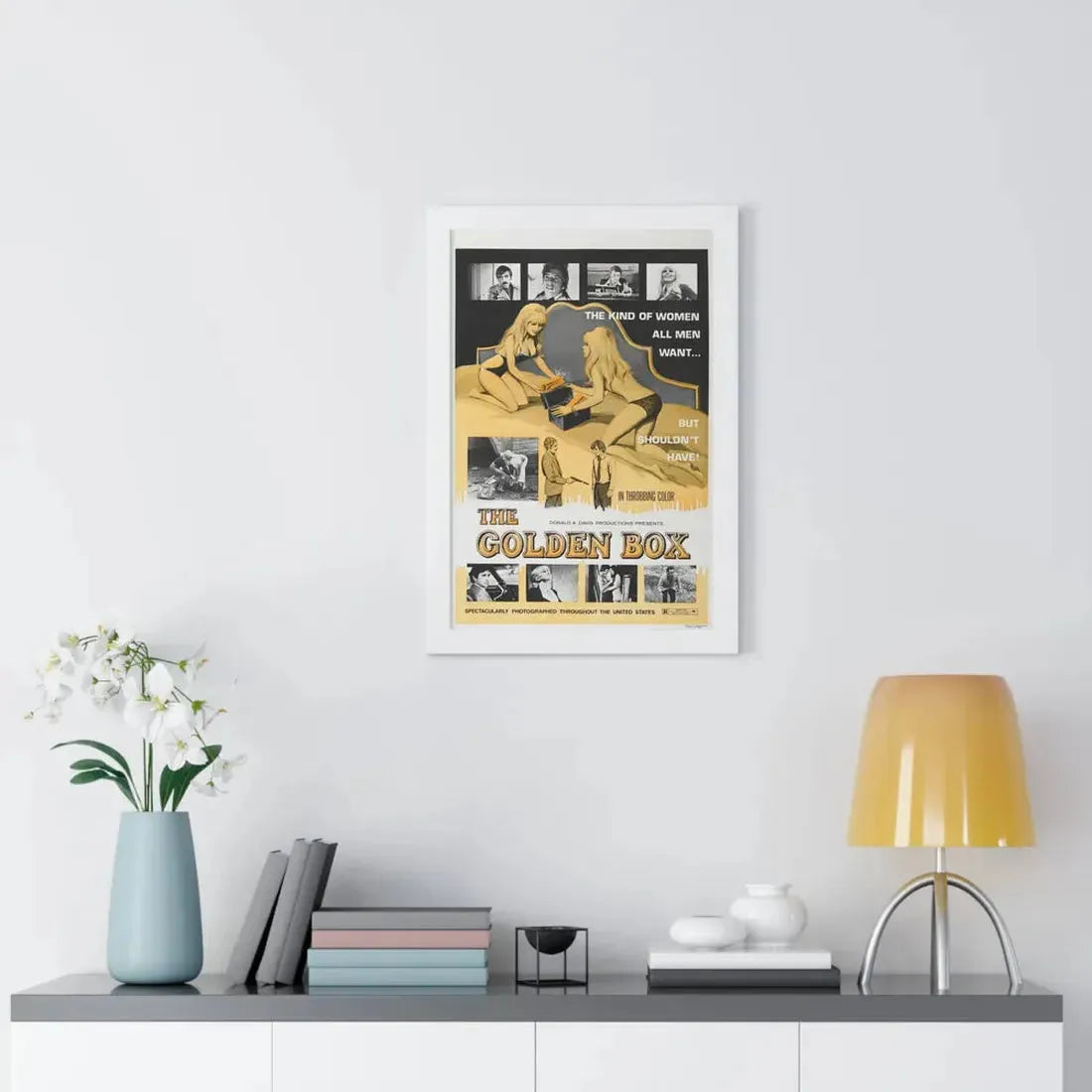 THE GOLDEN BOX 1970 - Framed Movie Poster - The Sticker Space