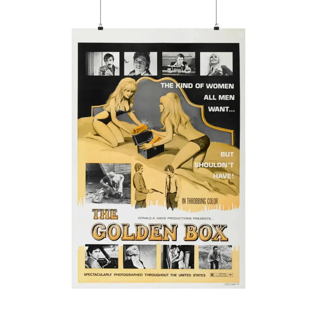 THE GOLDEN BOX 1970 - Paper Movie Poster 24″ x 36″ Matte - The Sticker Space