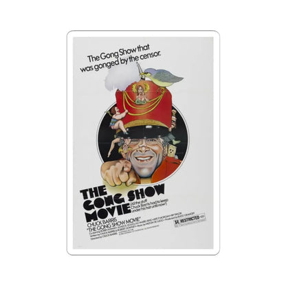 The Gong Show Movie 1980 Movie Poster - STICKER Vinyl Kiss-Cut Decal 2 Inch White - The Sticker Space