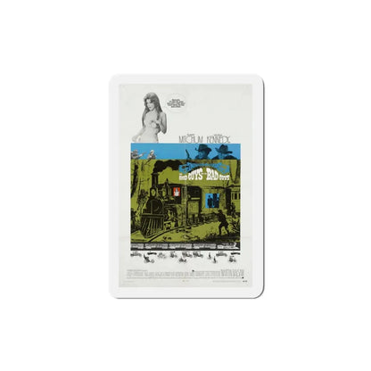 The Good Guys and the Bad Guys 1969 Movie Poster Refrigerator Magnet 4 Inch - The Sticker Space