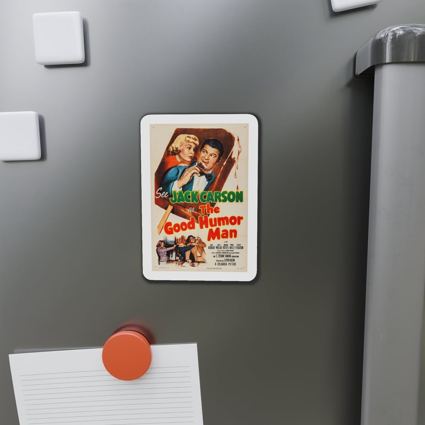 The Good Humor Man 1950 Movie Poster Die-Cut Magnet-The Sticker Space