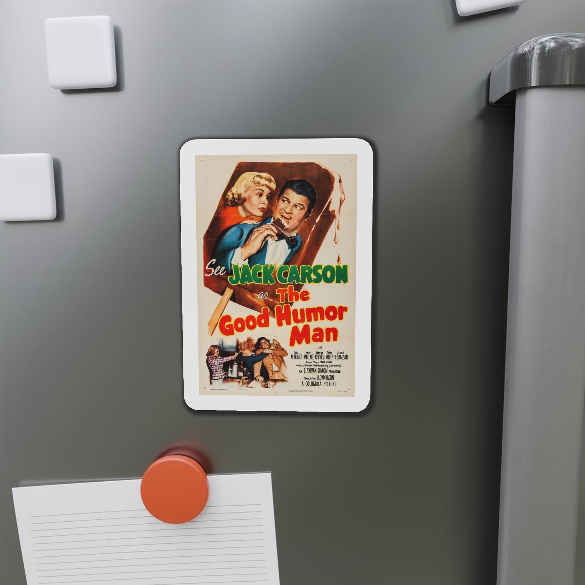 The Good Humor Man 1950 Movie Poster Die-Cut Magnet-The Sticker Space