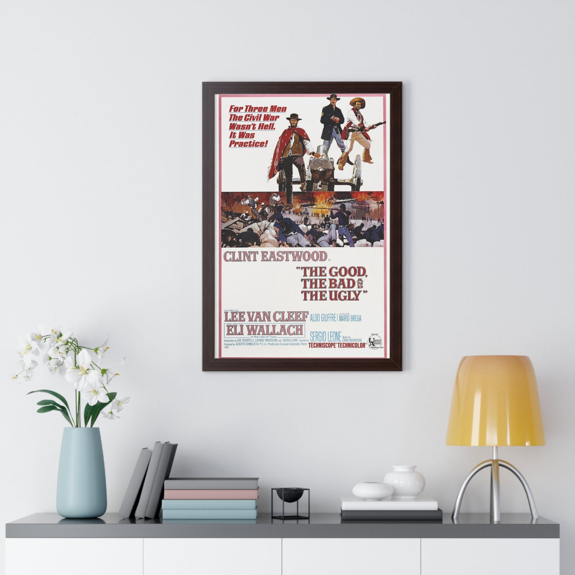 THE GOOD, THE BAD & THE UGLY 1966 - Framed Movie Poster-The Sticker Space