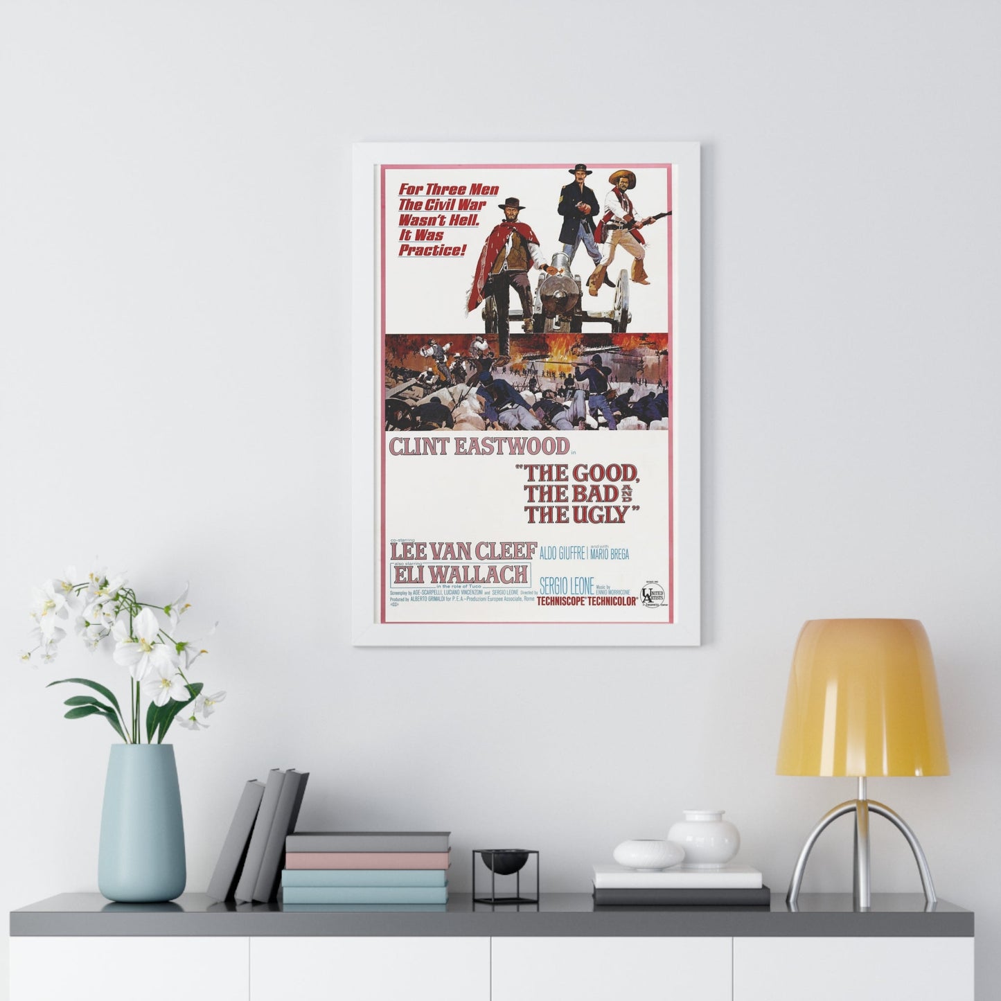 THE GOOD, THE BAD & THE UGLY 1966 - Framed Movie Poster-The Sticker Space