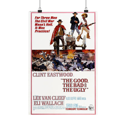 THE GOOD, THE BAD & THE UGLY 1966 - Paper Movie Poster-12″ x 18″-The Sticker Space