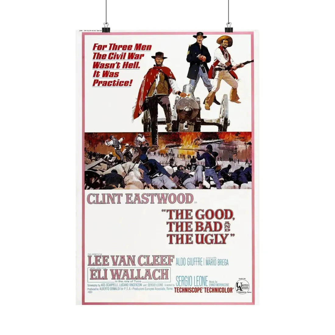 THE GOOD, THE BAD & THE UGLY 1966 - Paper Movie Poster 16″ x 24″ Matte - The Sticker Space