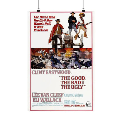 THE GOOD, THE BAD & THE UGLY 1966 - Paper Movie Poster 16″ x 24″ Matte - The Sticker Space