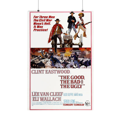 THE GOOD, THE BAD & THE UGLY 1966 - Paper Movie Poster-24″ x 36″-The Sticker Space