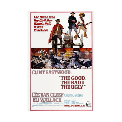 THE GOOD, THE BAD & THE UGLY 1966 - Paper Movie Poster-The Sticker Space