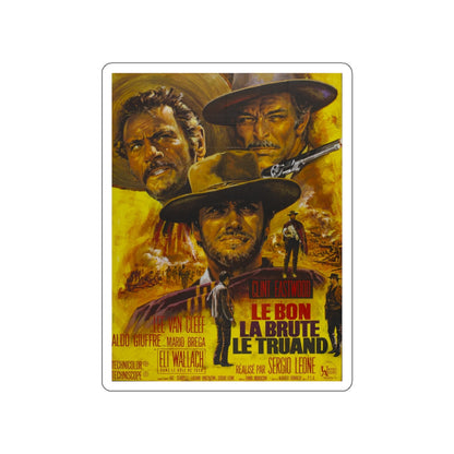 THE GOOD, THE BAD & THE UGLY (2) 1966 Movie Poster STICKER Vinyl Die-Cut Decal-White-The Sticker Space