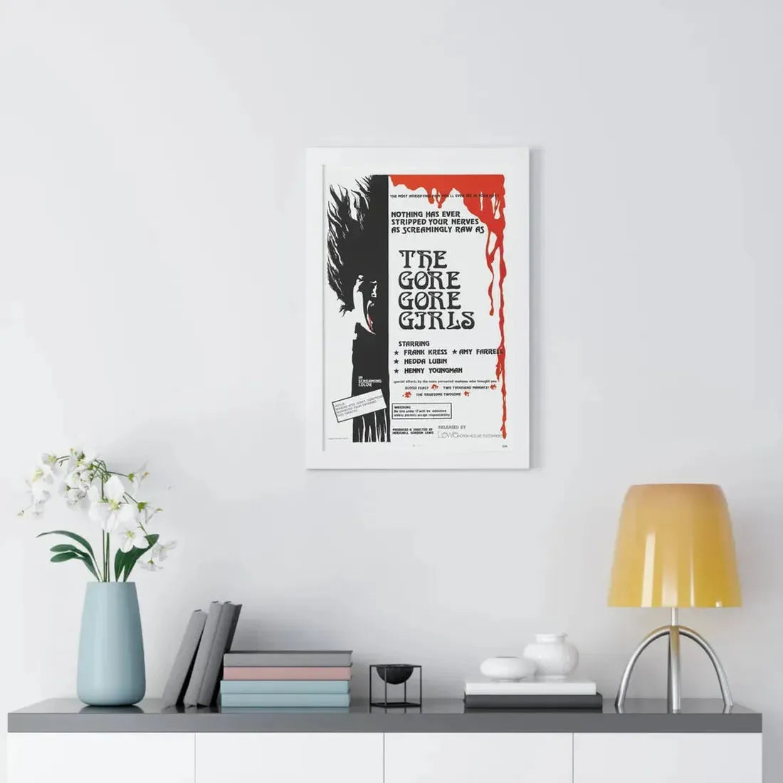 THE GORE GORE GIRLS 1972 - Framed Movie Poster - The Sticker Space