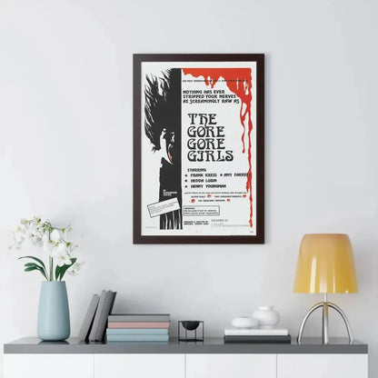 THE GORE GORE GIRLS 1972 - Framed Movie Poster - The Sticker Space
