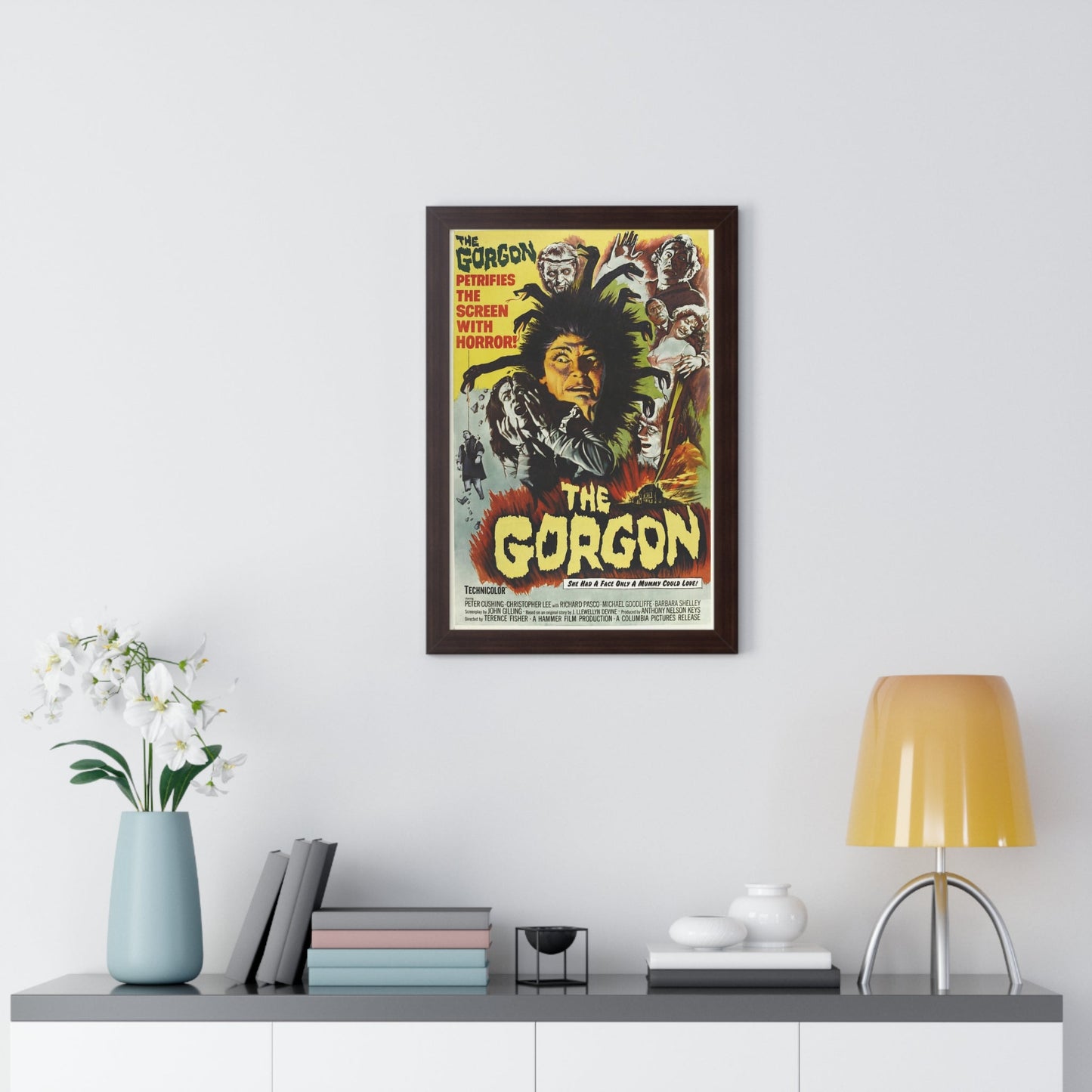 THE GORGON 1964 - Framed Movie Poster-The Sticker Space