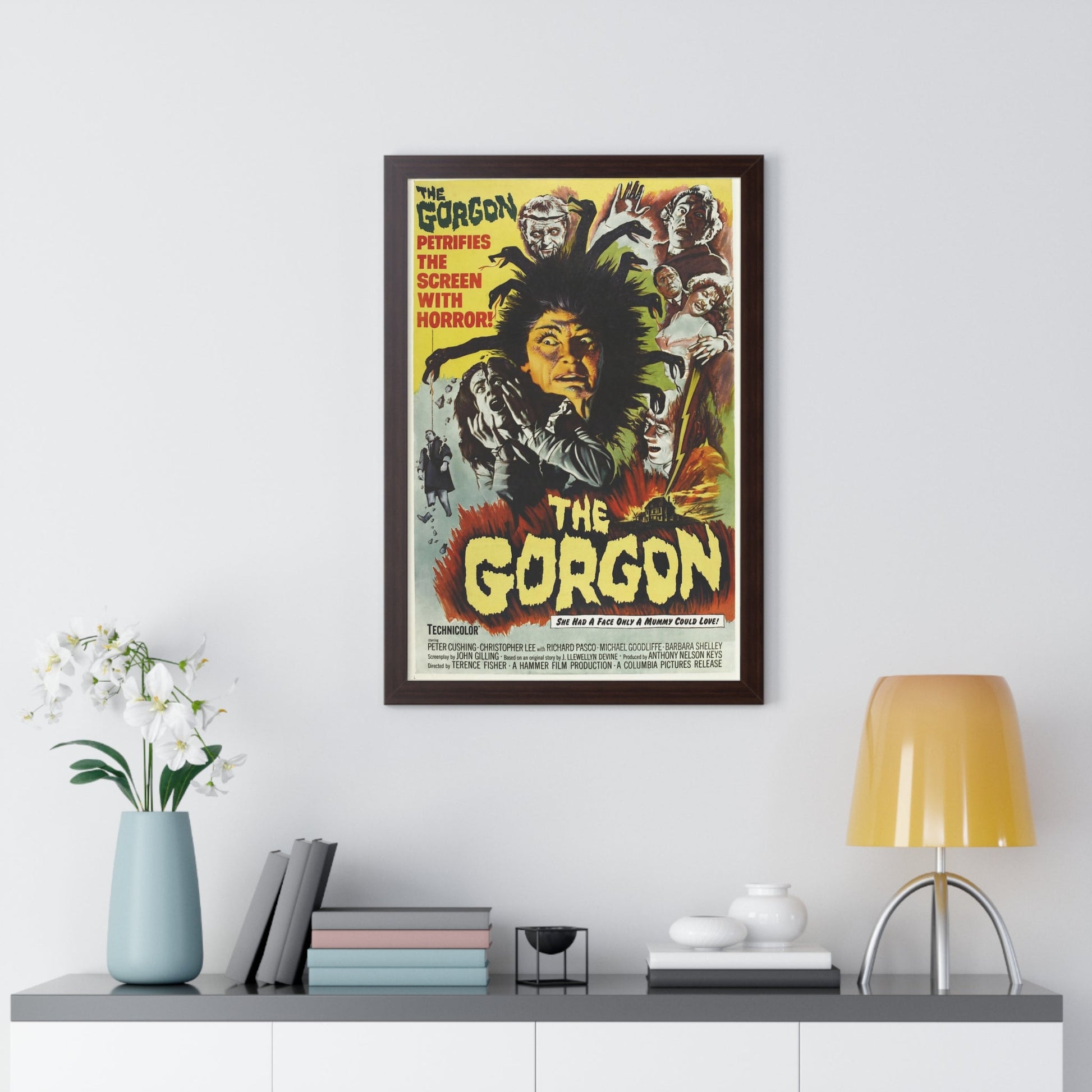 THE GORGON 1964 - Framed Movie Poster-The Sticker Space