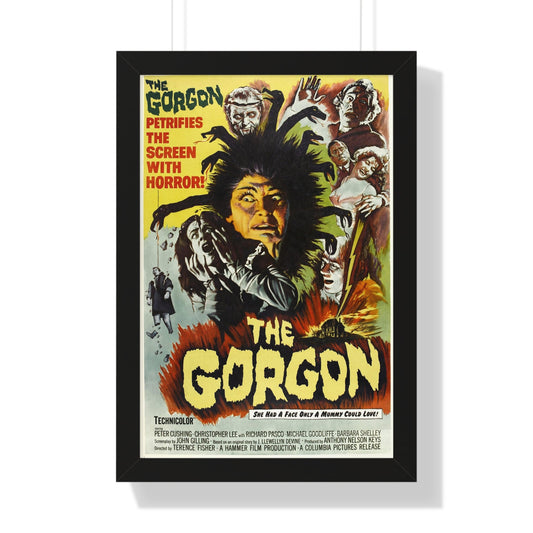 THE GORGON 1964 - Framed Movie Poster-16″ x 24″-The Sticker Space