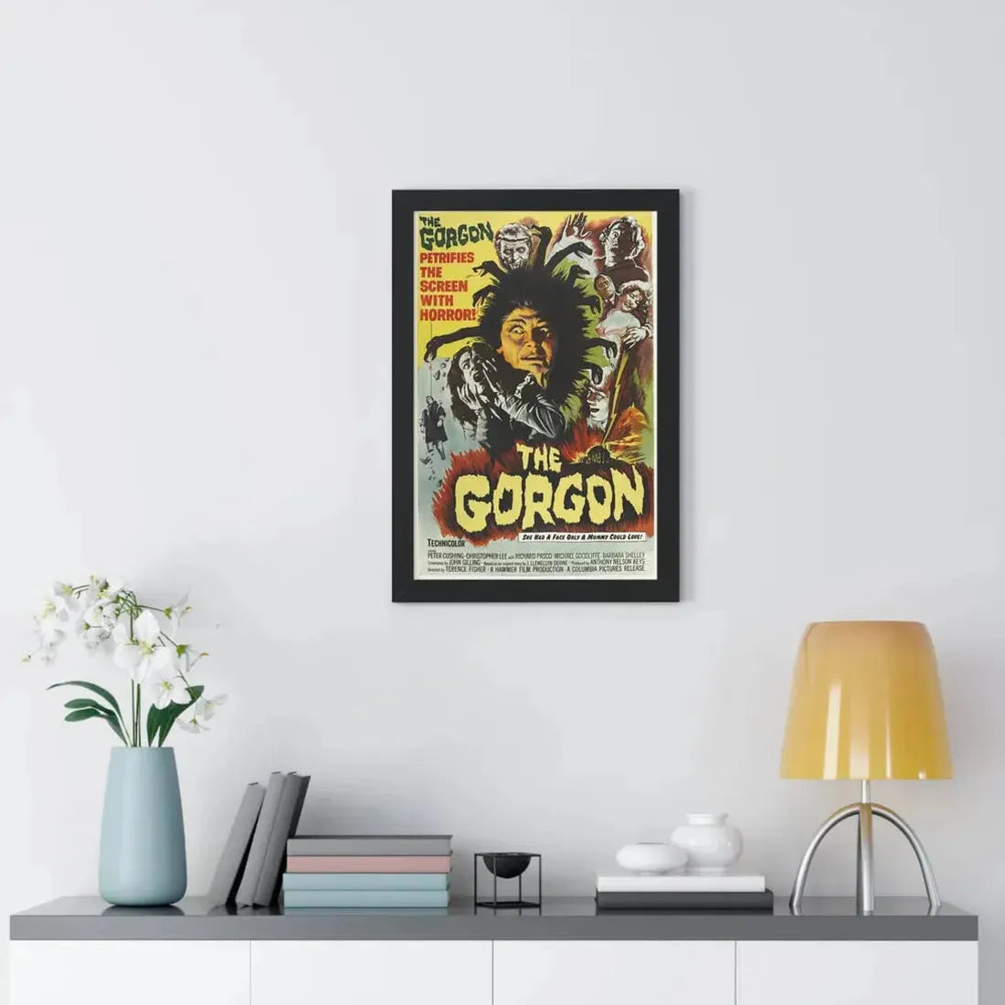 THE GORGON 1964 - Framed Movie Poster - The Sticker Space