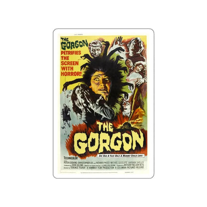 THE GORGON 1964 Movie Poster STICKER Vinyl Die-Cut Decal 3 Inch - The Sticker Space
