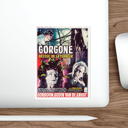 THE GORGON (BELGIAN) 1964 Movie Poster STICKER Vinyl Die-Cut Decal-The Sticker Space