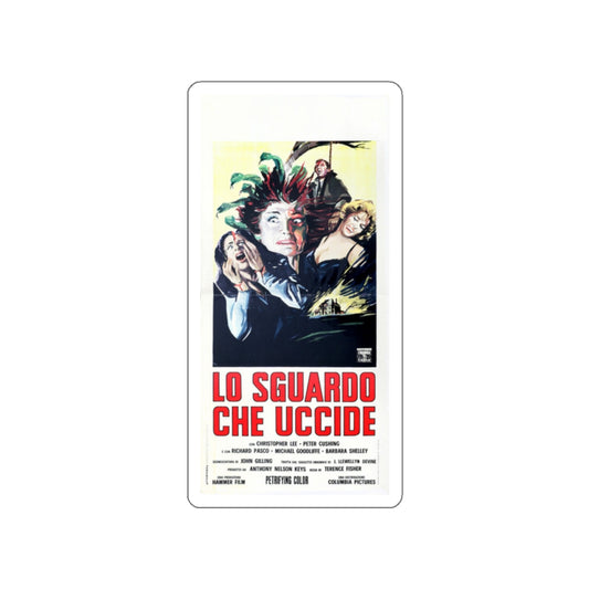 THE GORGON (ITALIAN) 1964 Movie Poster STICKER Vinyl Die-Cut Decal-White-The Sticker Space