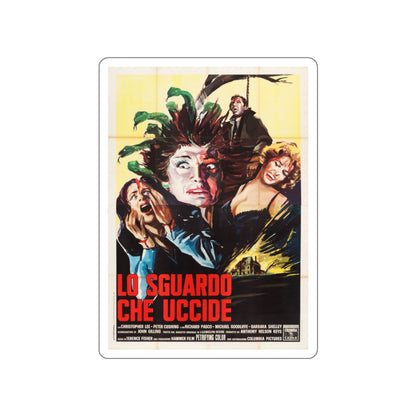THE GORGON (ITALIAN) 2 1964 Movie Poster STICKER Vinyl Die-Cut Decal-White-The Sticker Space