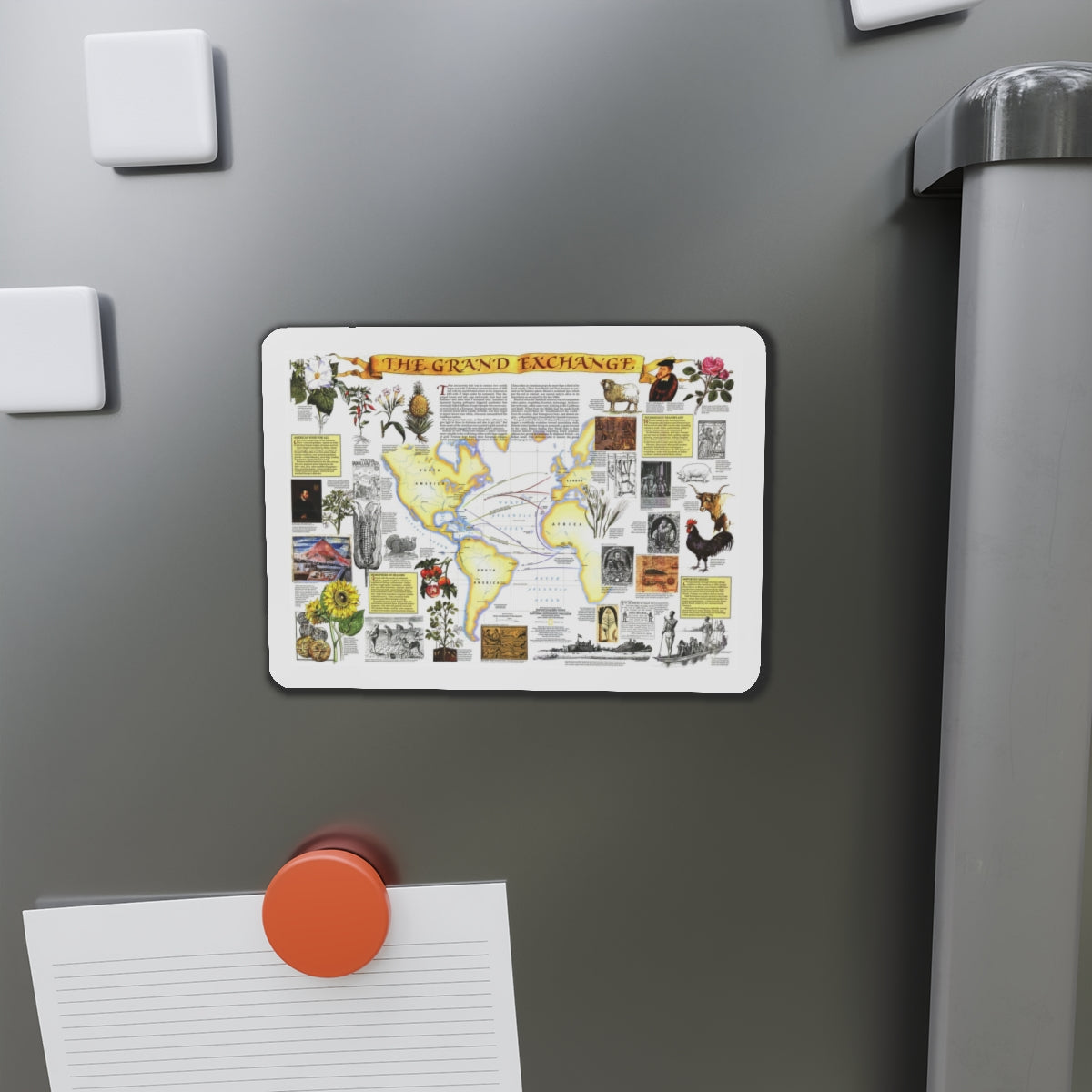 The Grand Exchange (1992) (Map) Refrigerator Magnet-The Sticker Space