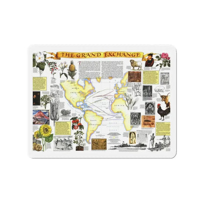 The Grand Exchange (1992) (Map) Refrigerator Magnet 2 Inch - The Sticker Space
