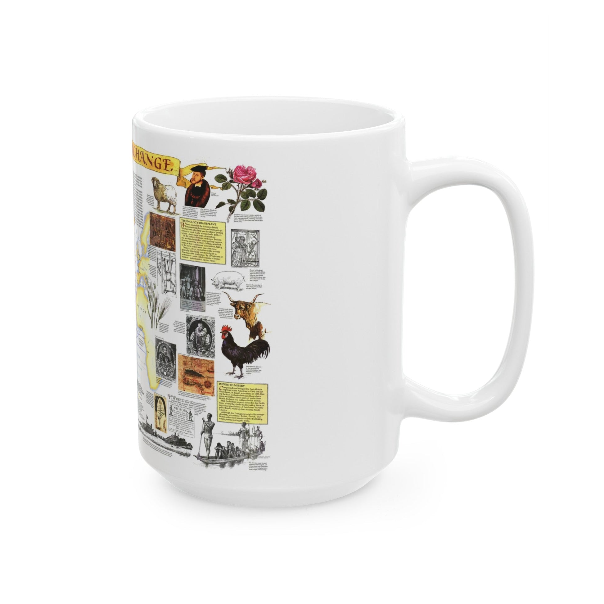 The Grand Exchange (1992) (Map) White Coffee Mug-The Sticker Space