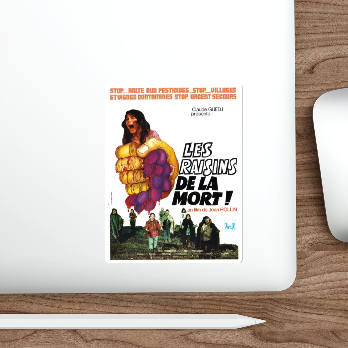 THE GRAPES OF DEATH (FRENCH) 1978 Movie Poster STICKER Vinyl Die-Cut Decal-The Sticker Space