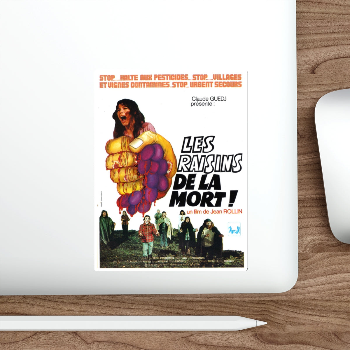 THE GRAPES OF DEATH (FRENCH) 1978 Movie Poster STICKER Vinyl Die-Cut Decal-The Sticker Space