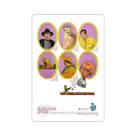 The Great Bank Robbery 1969 Movie Poster STICKER Vinyl Die-Cut Decal 2 Inch - The Sticker Space