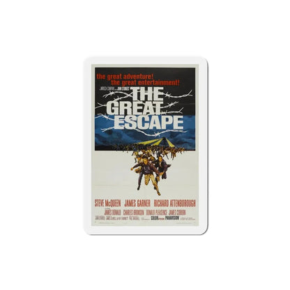 The Great Escape 1963 Movie Poster Refrigerator Magnet 3 Inch - The Sticker Space