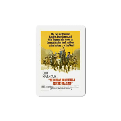 The Great Northfield Minnesota Raid 1972 Movie Poster Refrigerator Magnet 6 Inch - The Sticker Space